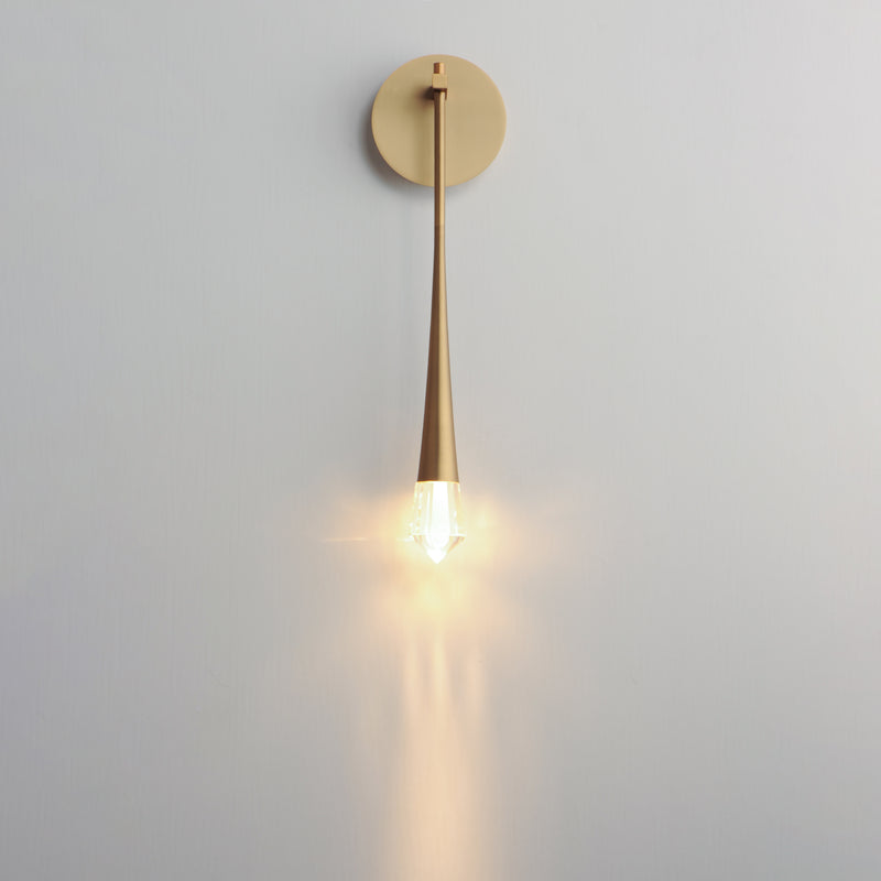 ET2 E24220-122GLD Pierce 1 Light LED Sconce | Gold