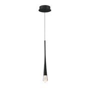 ET2 E24221-122BK Pierce 1 Light LED Pendant | Black