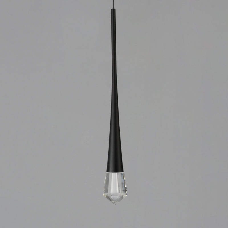 ET2 E24221-122BK Pierce 1 Light LED Pendant | Black