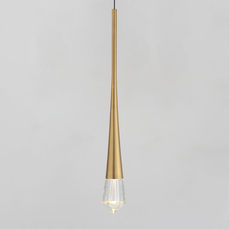 ET2 E24221-122GLD Pierce 1 Light LED Pendant | Gold