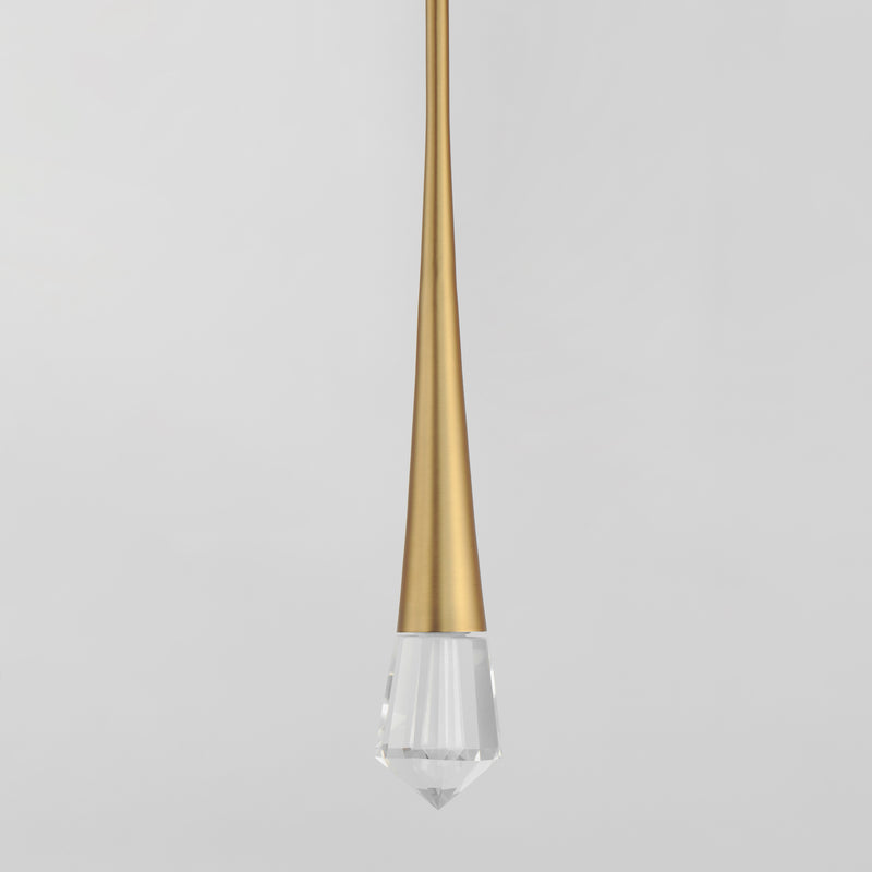ET2 E24221-122GLD Pierce 1 Light LED Pendant | Gold