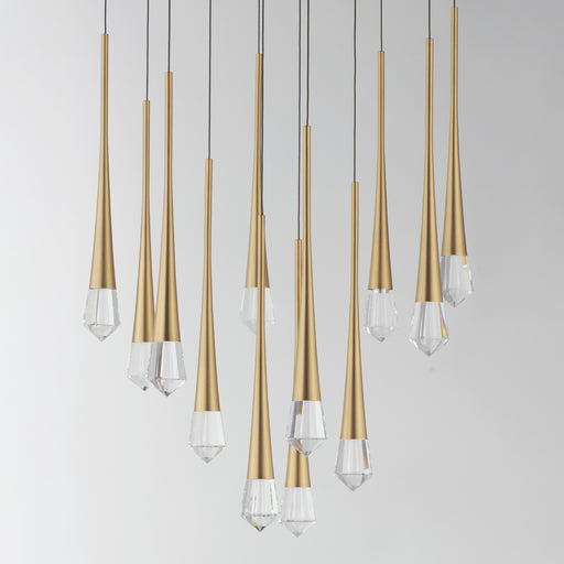 ET2 E24229-122GLD Pierce 12 Light LED Pendant | Gold