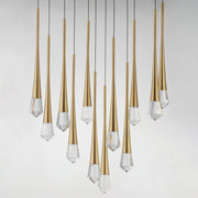 ET2 E24229-122GLD Pierce 12 Light LED Pendant | Gold