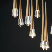 ET2 E24229-122GLD Pierce 12 Light LED Pendant | Gold