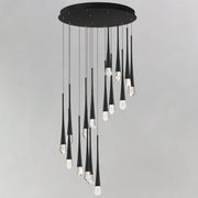 ET2 E24230-122BK Pierce 16 Light LED Chandelier | Black