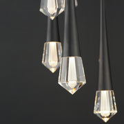 ET2 E24230-122BK Pierce 16 Light LED Chandelier | Black