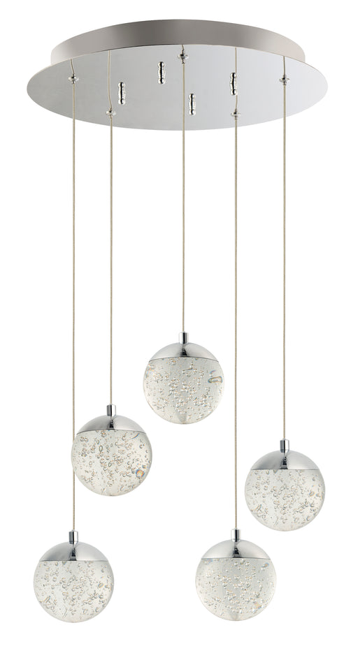 ET2 E24264-91PC Orb II 5 Light LED Pendant | Polished Chrome