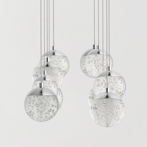 ET2 E24266-91PC Orb II 10 Light LED Pendant | Polished Chrome