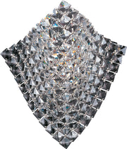 ET2 E24270-20PC Wave 1 Light Wall Sconce | Polished Chrome