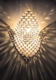 ET2 E24270-20PC Wave 1 Light Wall Sconce | Polished Chrome