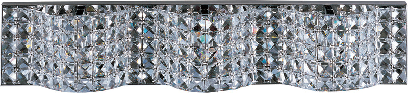 ET2 E24277-20PC Wave 3 Light Bath Vanity | Polished Chrome