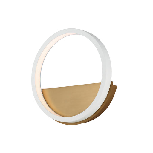 ET2 E24320-WTGLD Hoopla LED Wall Sconce | White/Gold
