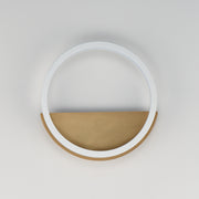 ET2 E24320-WTGLD Hoopla LED Wall Sconce | White/Gold