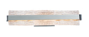ET2 E24424-124PC Ripple 24" LED Bath Vanity | Polished Chrome