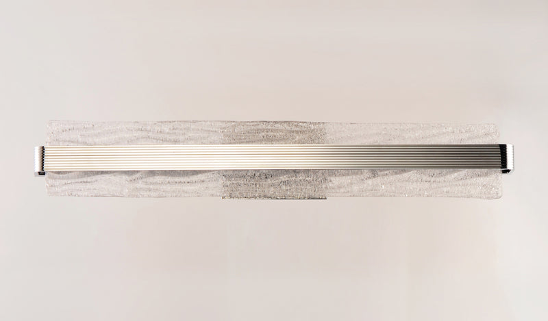 ET2 E24426-124PC Ripple 30" LED Bath Vanity | Polished Chrome