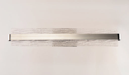 ET2 E24426-124PC Ripple 30" LED Bath Vanity | Polished Chrome