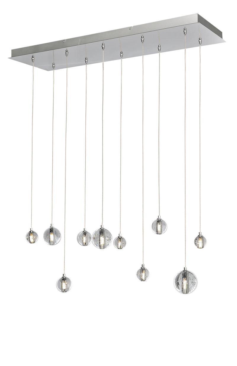 ET2 E24507-91PC Harmony 10 Light LED Pendant | Polished Chrome