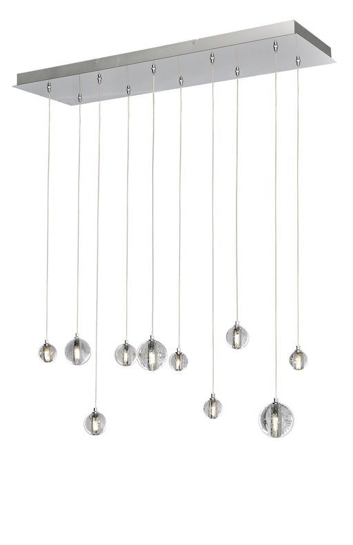 ET2 E24507-91PC Harmony 10 Light LED Pendant | Polished Chrome