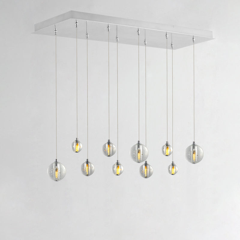 ET2 E24507-91PC Harmony 10 Light LED Pendant | Polished Chrome