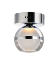 ET2 E24590-93PC Swank LED Wall Sconce/Flush Mount | Polished Chrome