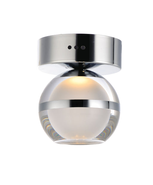 ET2 E24590-93PC Swank LED Wall Sconce/Flush Mount | Polished Chrome