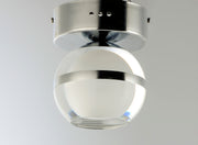 ET2 E24590-93PC Swank LED Wall Sconce/Flush Mount | Polished Chrome