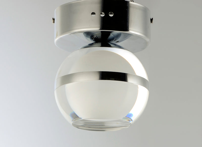 ET2 E24590-93PC Swank LED Wall Sconce/Flush Mount | Polished Chrome