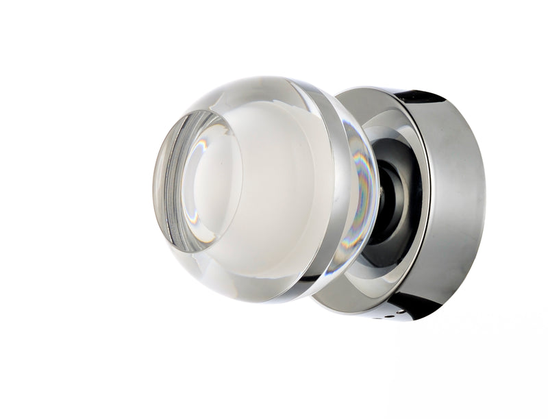 ET2 E24590-93PC Swank LED Wall Sconce/Flush Mount | Polished Chrome