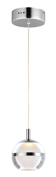 ET2 E24591-93PC Swank 1 Light LED Pendant | Polished Chrome