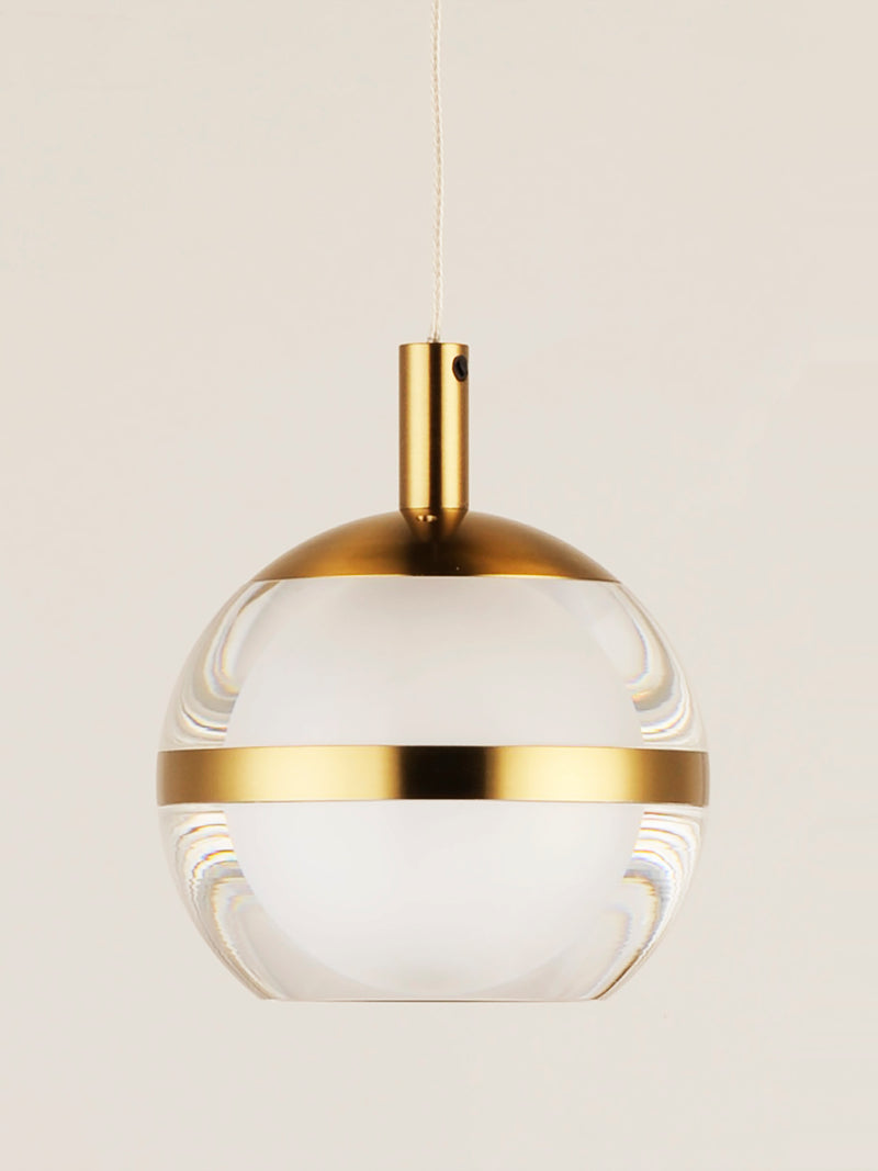 ET2 E24595-93NAB Swank 5 Light LED Pendant | Natural Aged Brass
