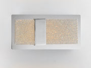 ET2 E24605-122PC Sparkler 2 Light LED Wall Sconce | Polished Chrome