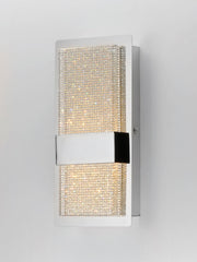 ET2 E24605-122PC Sparkler 2 Light LED Wall Sconce | Polished Chrome