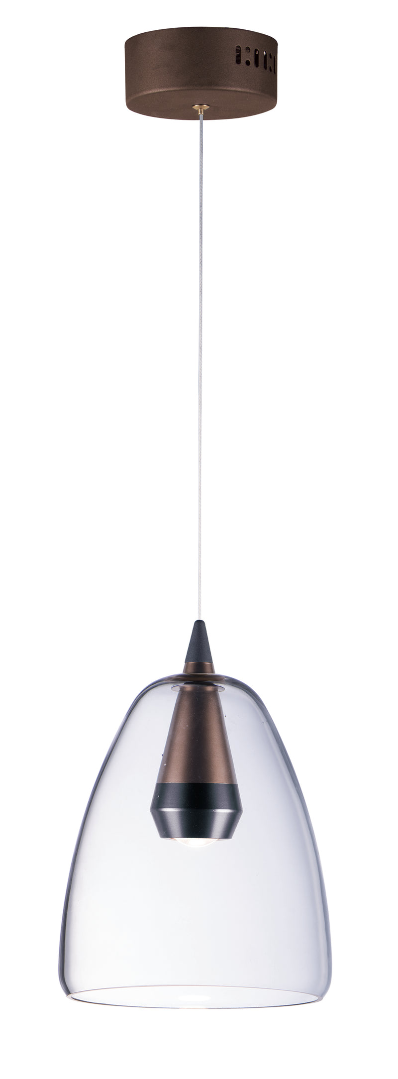 ET2 E24608-18BKCOF Sven LED Pendant | Black / Coffee