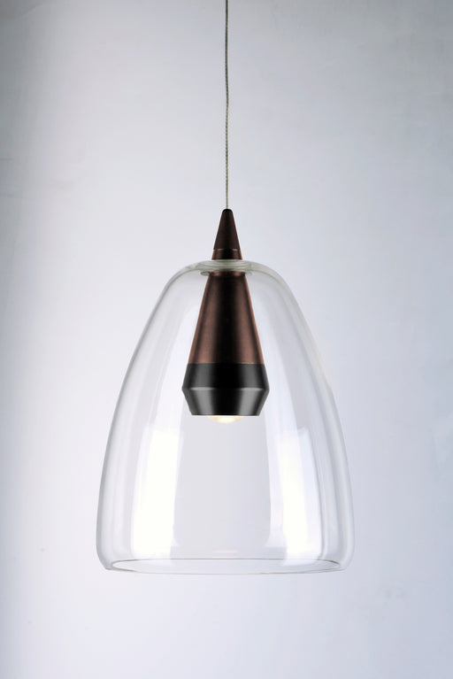 ET2 E24608-18BKCOF Sven LED Pendant | Black / Coffee