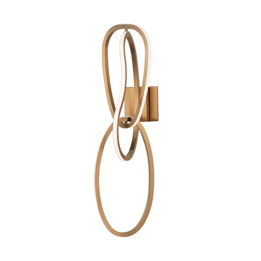 ET2 E24613-BCN Unity 3 Light LED Wall Sconce | Brushed Champagne