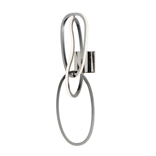 ET2 E24613-BC Unity 3 Light LED Wall Sconce | Black Chrome