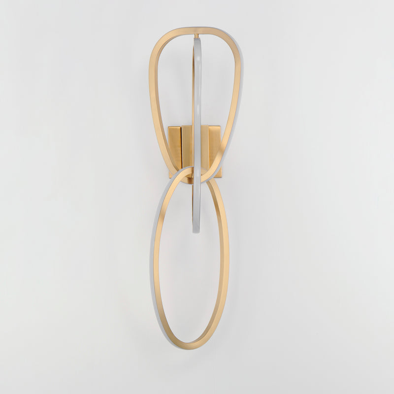 ET2 E24613-BCN Unity 3 Light LED Wall Sconce | Brushed Champagne