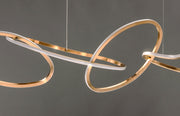 ET2 E24616-BCN Unity 5 Light LED Pendant | Brushed Champagne