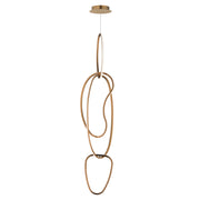ET2 E24617-BCN Unity Vertical LED Pendant | Brushed Champagne