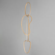 ET2 E24617-BCN Unity Vertical LED Pendant | Brushed Champagne