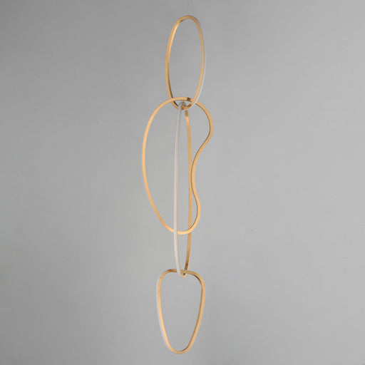 ET2 E24617-BCN Unity Vertical LED Pendant | Brushed Champagne