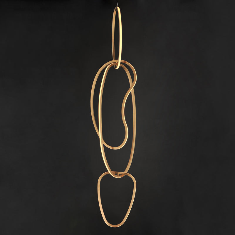 ET2 E24617-BCN Unity Vertical LED Pendant | Brushed Champagne