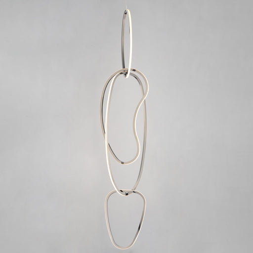 ET2 E24617-BC Unity Vertical LED Pendant | Black Chrome