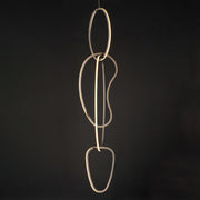 ET2 E24617-BC Unity Vertical LED Pendant | Black Chrome