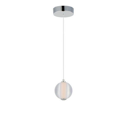 ET2 E24641-144PC Rhythm 1 Light LED Pendant | Polished Chrome