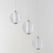 ET2 E24643-144GLD Rhythm 3 Light LED Pendant | Gold