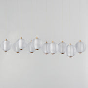 ET2 E24648-144GLD Rhythm 10 Light LED Pendant | Gold