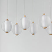 ET2 E24648-144GLD Rhythm 10 Light LED Pendant | Gold