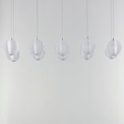 ET2 E24648-144PC Rhythm 10 Light LED Pendant | Polished Chrome