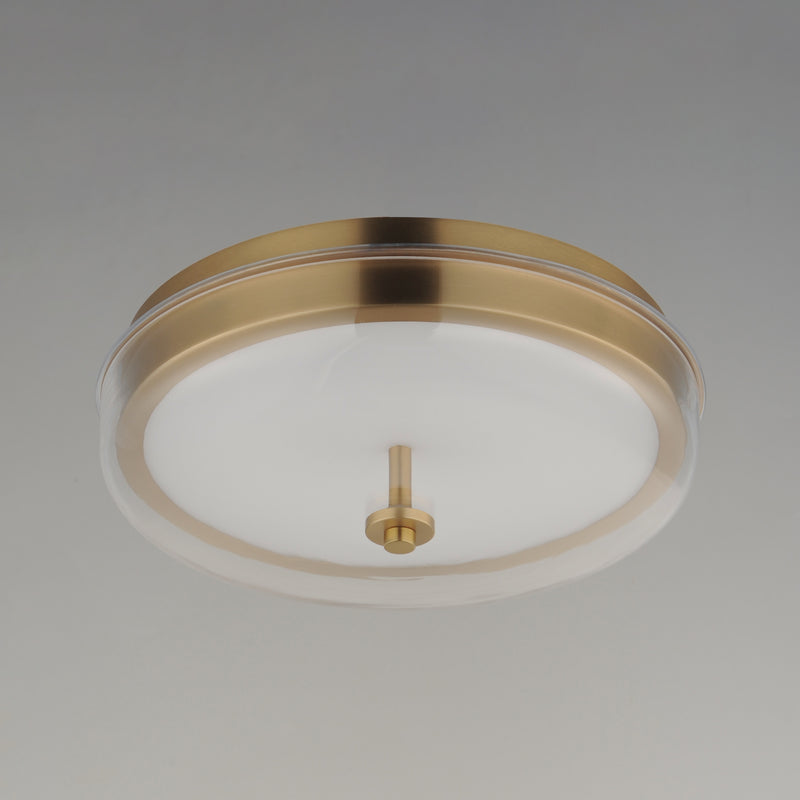 ET2 E24660-18NAB Voto LED Flush Mount | Natural Aged Brass